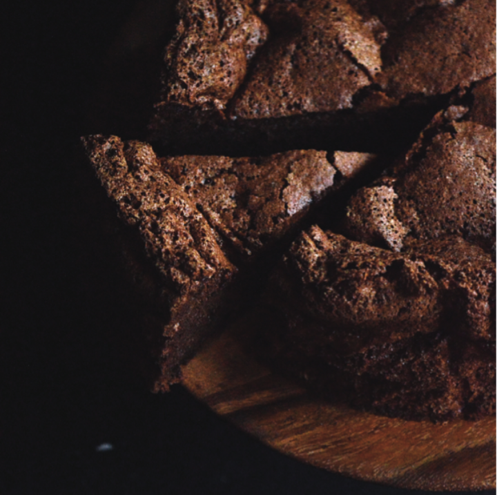 Glutenvrije ‘flourless’ chocoladetaart naar recept van Bakers & Fakers